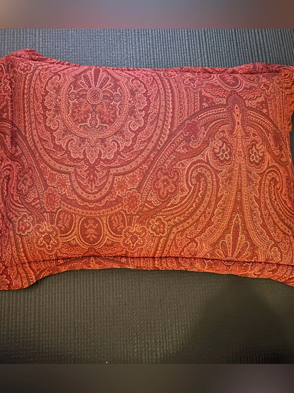 Vintage SFERRA Bros Italian Jacquard Down Pillow w/down insert.